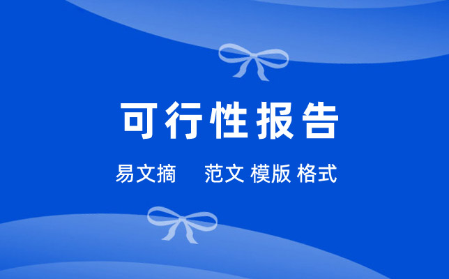 可行性报告